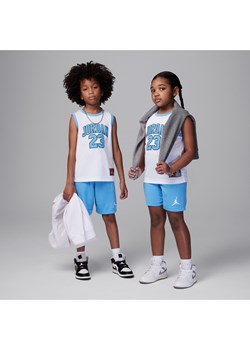 Dwuczęściowy zestaw z koszulką dla małych dzieci Jordan 23 Jersey - Niebieski ze sklepu Nike poland w kategorii Komplety chłopięce - zdjęcie 172069684
