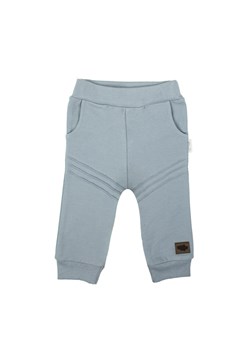 Bawełniane spodnie chłopięce w kolorze niebieskim ze sklepu 5.10.15 w kategorii Spodnie i półśpiochy - zdjęcie 172069850