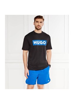 Hugo Blue T-shirt Nico | Regular Fit ze sklepu Gomez Fashion Store w kategorii T-shirty męskie - zdjęcie 172069951