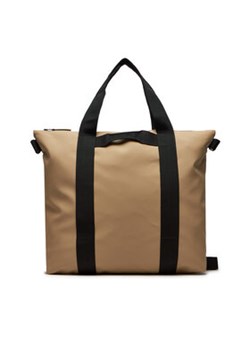 Rains Torba Tote Bag W3 14150 Beżowy ze sklepu MODIVO w kategorii Torby Shopper bag - zdjęcie 172071683