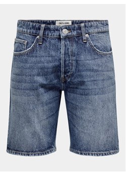 Only & Sons Szorty jeansowe Edge 22029179 Niebieski Straight Fit ze sklepu MODIVO w kategorii Spodenki męskie - zdjęcie 172071754