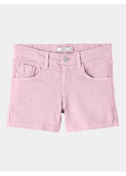 NAME IT Szorty jeansowe Nkfrose 13212157 Różowy Regular Fit ze sklepu MODIVO w kategorii Spodenki dziewczęce - zdjęcie 172071821