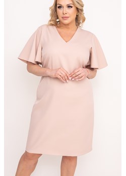 Beżowa Sukienka PALOMI ze sklepu TONO w kategorii Sukienki - zdjęcie 172072133
