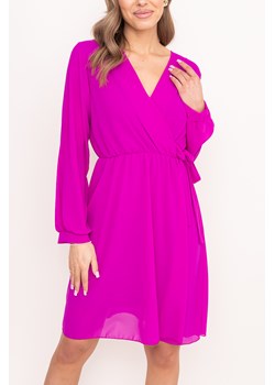 Fioletowa Sukienka Elegancka PERLA ze sklepu TONO w kategorii Sukienki - zdjęcie 172072522