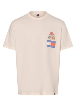 Tommy Jeans Koszulka męska Mężczyźni Bawełna écru nadruk ze sklepu vangraaf w kategorii T-shirty męskie - zdjęcie 172072900