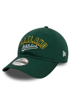 Czapka z daszkiem New Era Mlb Wordmark 920 Athletics 60503513 Zielony ze sklepu eobuwie.pl w kategorii Czapki z daszkiem męskie - zdjęcie 172073100