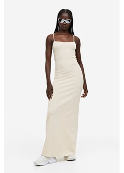 H & M - Dżersejowa sukienka bodycon - Beżowy ze sklepu H&M w kategorii Sukienki - zdjęcie 172073233
