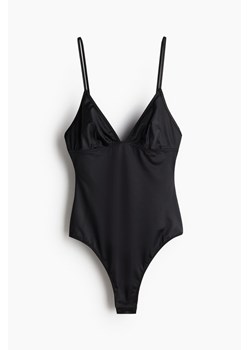 H & M - Siateczkowe body thong Light Shape - Czarny ze sklepu H&M w kategorii Body damskie - zdjęcie 172073240