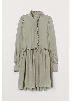 H & M - Sukienka z falbankami - Zielony ze sklepu H&M w kategorii Sukienki - zdjęcie 172073254