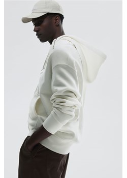 H & M - Rozpinana bluza z kapturem Oversized Fit - Biały ze sklepu H&M w kategorii Bluzy męskie - zdjęcie 172073274