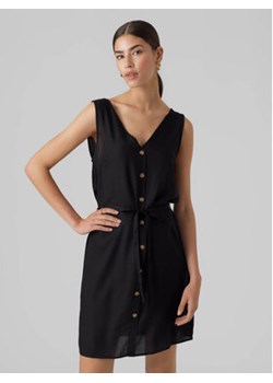 Vero Moda Sukienka letnia Bumpy 10286519 Czarny Regular Fit ze sklepu MODIVO w kategorii Sukienki - zdjęcie 172074363