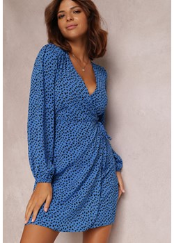 Niebieska Sukienka Helaera ze sklepu Renee odzież w kategorii Sukienki - zdjęcie 172074600