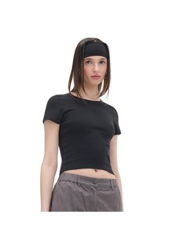 Cropp - Czarny T-shirt - czarny ze sklepu Cropp w kategorii Bluzki damskie - zdjęcie 172076300