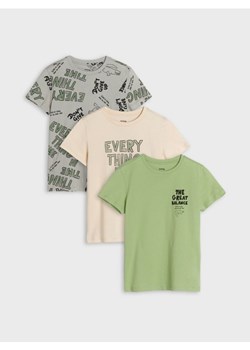 Sinsay - Koszulki 3 pack - wielobarwny ze sklepu Sinsay w kategorii T-shirty chłopięce - zdjęcie 172079723