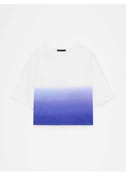 Mohito - Bawełniany t-shirt ombre - wielobarwny ze sklepu Mohito w kategorii Bluzki damskie - zdjęcie 172080493