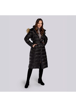 Damski płaszcz zimowy klasyczny z kapturem ze sklepu WITTCHEN w kategorii Płaszcze damskie - zdjęcie 172080733