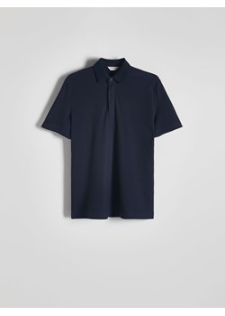 Reserved - Koszulka polo regular - granatowy ze sklepu Reserved w kategorii T-shirty męskie - zdjęcie 172082623
