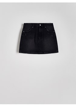 Reserved - Spódnica jeansowa mini - szary ze sklepu Reserved w kategorii Spódnice - zdjęcie 172082681
