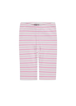 Dziewczęce legginsy szare w różowe paski ze sklepu 5.10.15 w kategorii Legginsy niemowlęce - zdjęcie 172084174