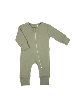 Bawełniany pajac chłopięcy w kolorze zielonym ze sklepu 5.10.15 w kategorii Odzież dla niemowląt - zdjęcie 172084212