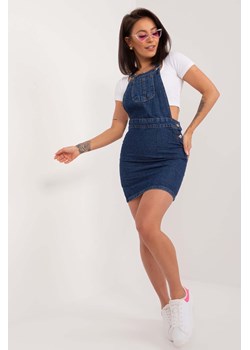 Damska sukienka jeansowa typu ogrodniczka ze sklepu 5.10.15 w kategorii Sukienki - zdjęcie 172084213