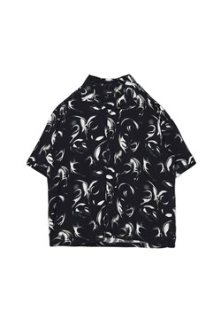 Cropp - Koszula z nadrukiem kosmitów - czarny ze sklepu Cropp w kategorii Koszule męskie - zdjęcie 172085764