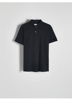 Reserved - Koszulka polo slim - czarny ze sklepu Reserved w kategorii T-shirty męskie - zdjęcie 172086093