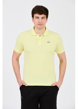 LA MARTINA Cytrynowe polo z małym logo, Wybierz rozmiar XL ze sklepu outfit.pl w kategorii T-shirty męskie - zdjęcie 172087243