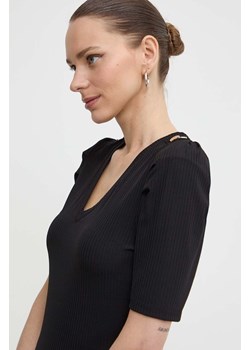 Morgan bluzka DOSTU damska kolor czarny gładka DOSTU ze sklepu ANSWEAR.com w kategorii Bluzki damskie - zdjęcie 172089272