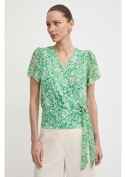 Morgan bluzka DRICHIE damska kolor zielony wzorzysta ze sklepu ANSWEAR.com w kategorii Bluzki damskie - zdjęcie 172089281