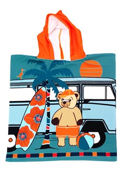 Le Comptoir de la Plage Ponczo kąpielowe &quot;Surfista&quot; ze wzorem - 120 x 60 cm ze sklepu Limango Polska w kategorii Ręczniki dla dzieci - zdjęcie 172092110