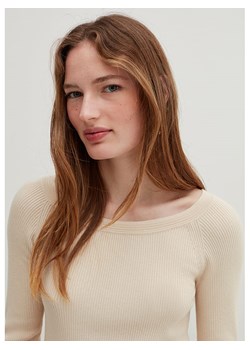 STEFANEL Sweter w kolorze beżowym ze sklepu Limango Polska w kategorii Swetry damskie - zdjęcie 172092154