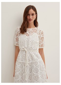 STEFANEL Sukienka w kolorze białym ze sklepu Limango Polska w kategorii Sukienki - zdjęcie 172092201