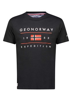 Geographical Norway Koszulka w kolorze czarnym ze sklepu Limango Polska w kategorii T-shirty męskie - zdjęcie 172092352