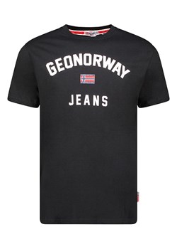 Geographical Norway Koszulka w kolorze czarnym ze sklepu Limango Polska w kategorii T-shirty męskie - zdjęcie 172092372