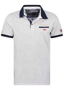 Geographical Norway Koszulka polo w kolorze białym ze sklepu Limango Polska w kategorii T-shirty męskie - zdjęcie 172092412