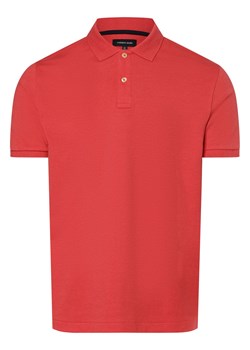 Andrew James Męska koszulka polo Mężczyźni Bawełna czerwony marmurkowy ze sklepu vangraaf w kategorii T-shirty męskie - zdjęcie 172093342