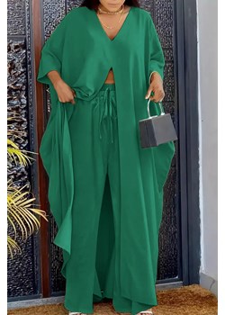 Komplet ZOBRELDA GREEN ze sklepu Ivet Shop w kategorii Komplety i garnitury damskie - zdjęcie 172094842