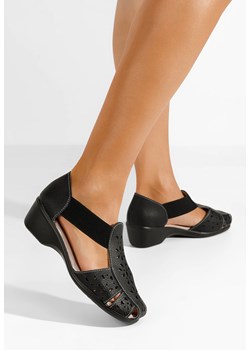 Czarne sandały damskie skórzane Melona V2 ze sklepu Zapatos w kategorii Sandały damskie - zdjęcie 172094863
