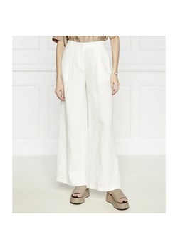 MAX&Co. Lniane spodnie CAYENNE | flare fit ze sklepu Gomez Fashion Store w kategorii Spodnie damskie - zdjęcie 172096044