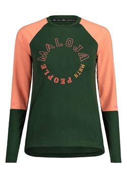 Maloja Koszulka funkcyjna &quot;DiamondM&quot; w kolorze zielono-pomarańczowym ze sklepu Limango Polska w kategorii Bluzki damskie - zdjęcie 172103763