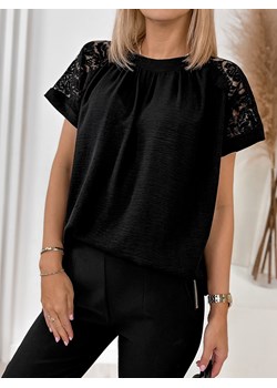 bluzka sali czarna uni ze sklepu UBRA w kategorii Bluzki damskie - zdjęcie 172107004