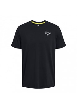 Męska koszulka do koszykówki Under Armour Curry Emb Splash Tee - czarna ze sklepu Sportstylestory.com w kategorii T-shirty męskie - zdjęcie 172107684