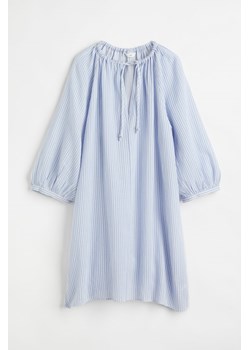 H & M - Sukienka z baloniastym rękawem - Niebieski ze sklepu H&M w kategorii Sukienki - zdjęcie 172107872