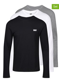 DKNY Koszulki (3 szt.) w kolorze biało-czarno-szarym ze sklepu Limango Polska w kategorii T-shirty męskie - zdjęcie 172108692