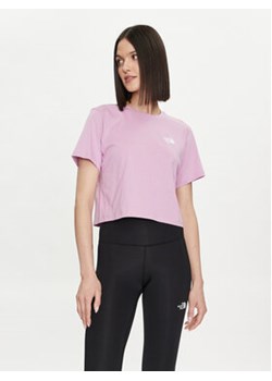 The North Face T-Shirt NF0A880N Różowy Regular Fit ze sklepu MODIVO w kategorii Bluzki damskie - zdjęcie 172110862