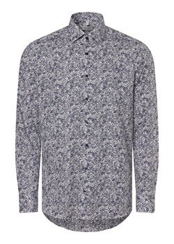Olymp Level Five Koszula męska Mężczyźni Slim Fit Bawełna granatowy wzorzysty ze sklepu vangraaf w kategorii Koszule męskie - zdjęcie 172111353