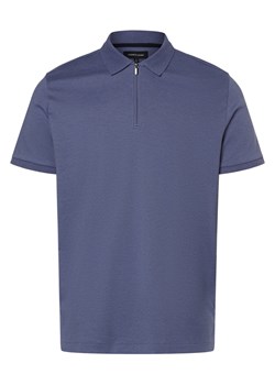 Andrew James Męska koszulka polo Mężczyźni Bawełna indygo marmurkowy ze sklepu vangraaf w kategorii T-shirty męskie - zdjęcie 172111372