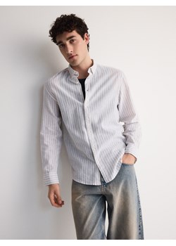 Reserved - Koszula regular z lnem - ciemnoszary ze sklepu Reserved w kategorii Koszule męskie - zdjęcie 172113971