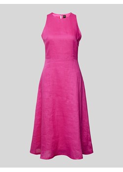 Sukienka midi z okrągłym dekoltem ze sklepu Peek&Cloppenburg  w kategorii Sukienki - zdjęcie 172115224